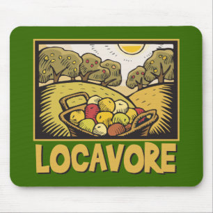 Tapis De Souris Locavore Alimentation Lente