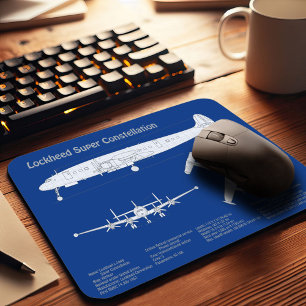 Tapis De Souris Lockheed L-1049 Super Constellation - Plans ABD