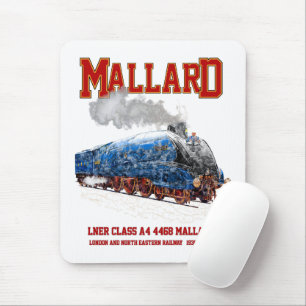 Tapis De Souris Locomotive Classe A4 Mallard - La locomotive à vap