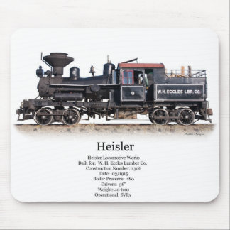 Tapis De Souris Locomotive de notation de Heisler