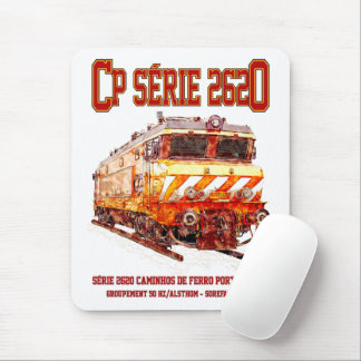 Tapis De Souris Locomotive électrique CP Serie 2620. Nez-Casse Loc