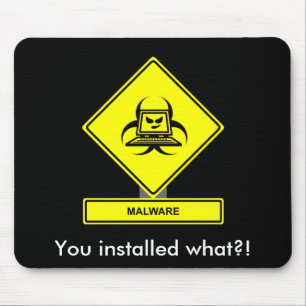 Tapis De Souris Logiciel malveillant Mousepad