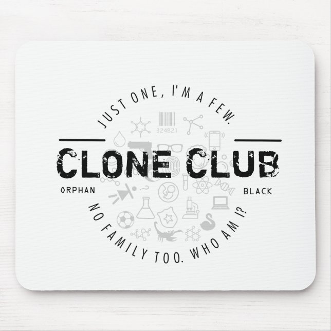 Tapis De Souris Logo de club de clone (Devant)