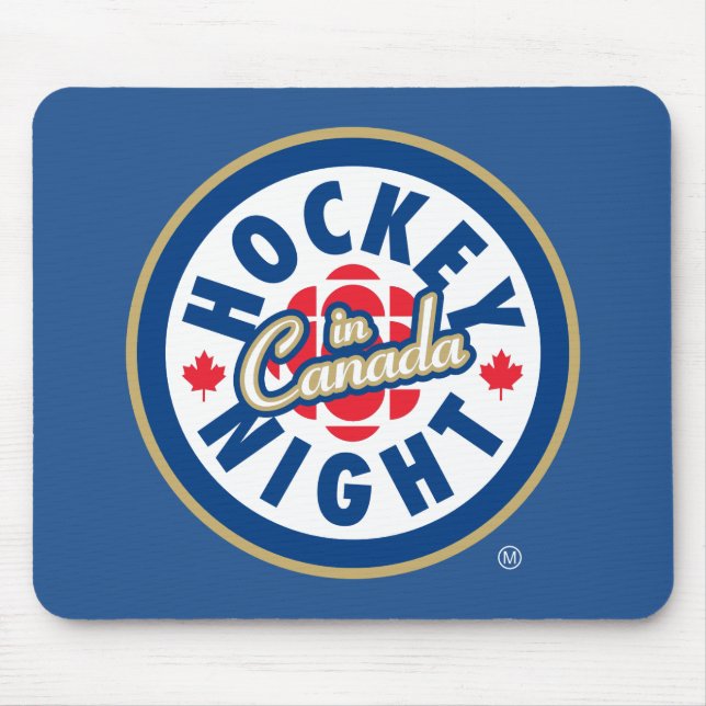 Tapis De Souris Logo de la nuit du hockey au Canada (Devant)