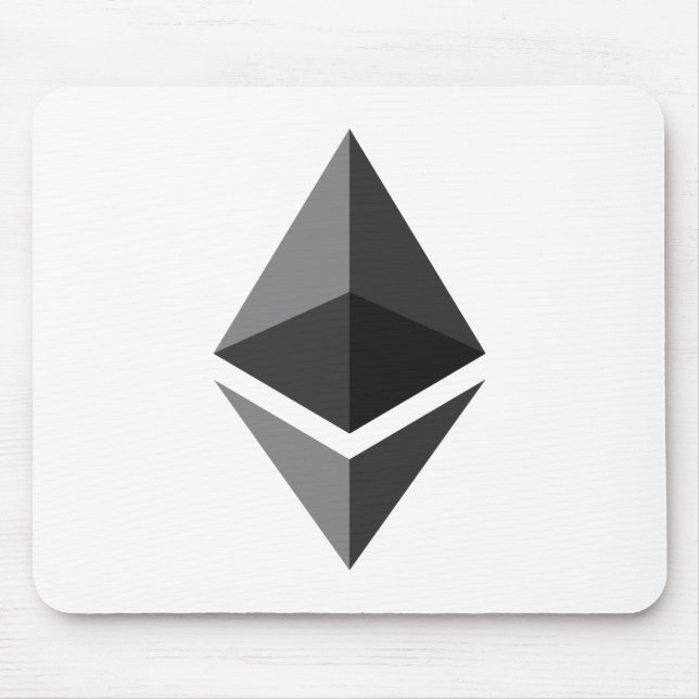 Tapis De Souris Logo de l'Ethereum uniquement (Devant)
