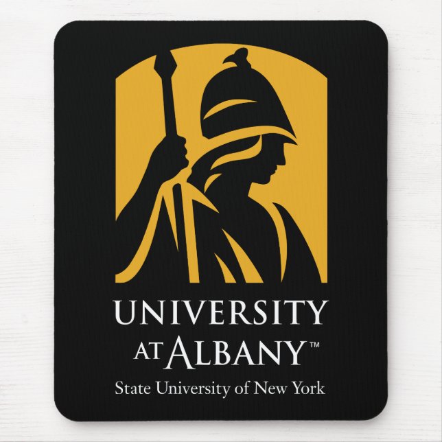 Tapis De Souris Logo de l'Université d'Albany (Devant)