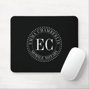 Tapis De Souris Logo de notaire public mobile