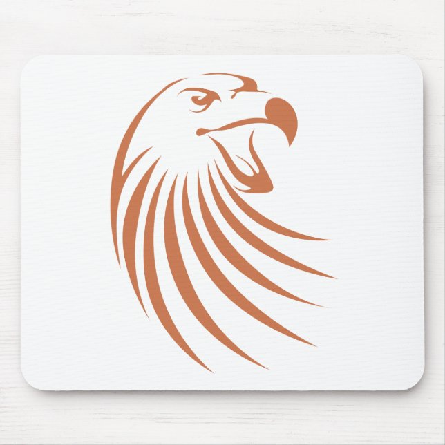 Tapis De Souris Logo d'Eagle d'or (Devant)
