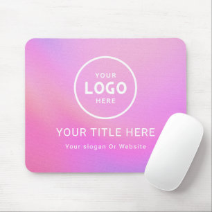 Tapis De Souris Logo d'entreprise minimaliste moderne