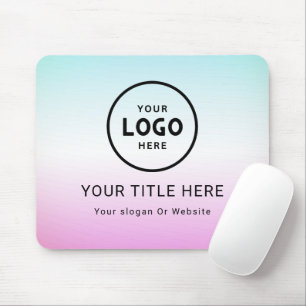 Tapis De Souris Logo d'entreprise minimaliste moderne