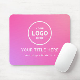 Tapis De Souris Logo d'entreprise minimaliste moderne