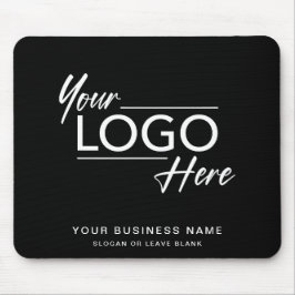 Tapis De Souris Logo d'entreprise moderne noir