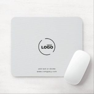 Tapis De Souris Logo d'entreprise moderne professionnel gris