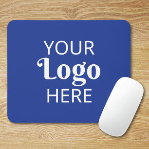 Tapis De Souris Logo d'entreprise personnalisé Marine bleue de mar
