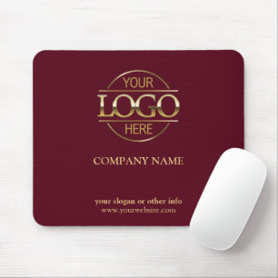 Tapis De Souris Logo d'entreprise promotionnel Bourgogne personnal