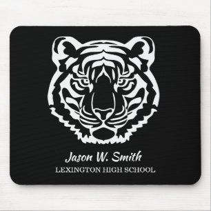 Tapis De Souris Logo des Black Tigers Mascotte de l'école