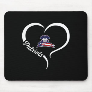 Tapis De Souris Logo des Patriotes de Truman Slogan demi-coeur