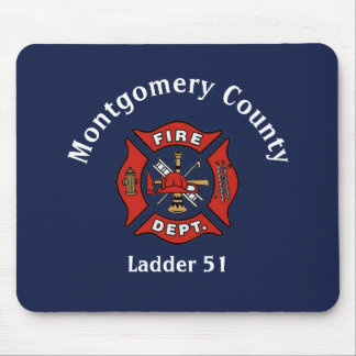 Tapis De Souris Logo du service d'incendie personnalisé
