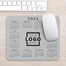 Tapis De Souris Logo Entreprise 2026 personnalisé Calendrier