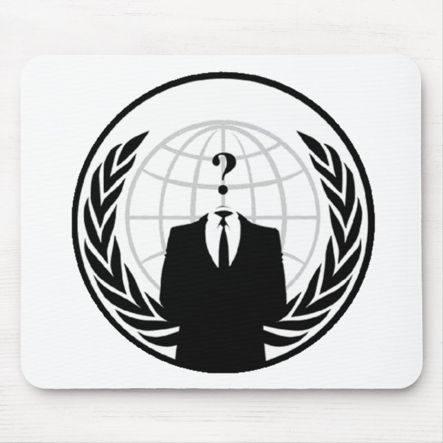 Tapis De Souris Logo international anonyme (Devant)