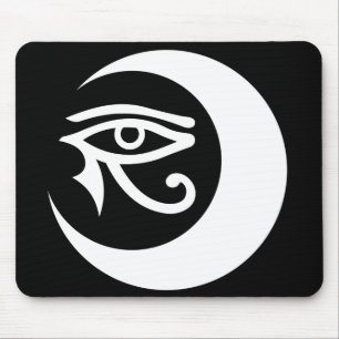 Tapis De Souris Logo Mousepad (blanc/oeil au beurre noir) de