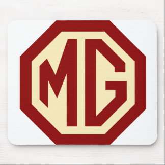 Tapis De Souris Logo Mousepad de MG de rouge et d'or