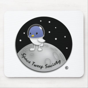 Tapis De Souris Logo Mousepad de Tweep de l'espace