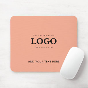 Tapis De Souris Logo personnalisé   Entreprise du texte