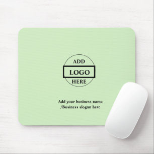 Tapis De Souris Logo personnalisé simple et élégant ici société