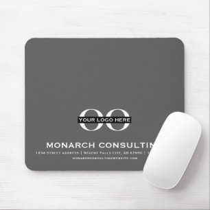 Tapis De Souris Logo professionnel d'entreprise avec coordonnées G