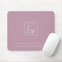 Logo promotionnel personnalisé simple et rose somb