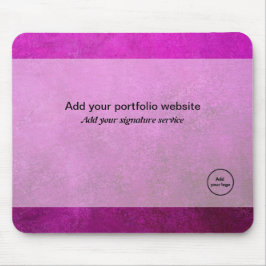 Tapis De Souris Logo promotionnel violet nomades numériques freela
