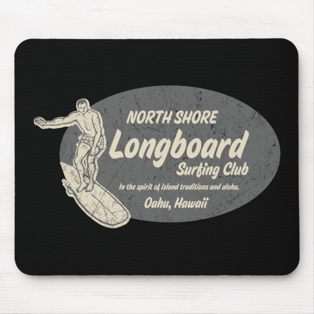 Tapis De Souris Logo surfant Mousepad de club (Devant)