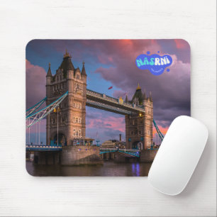 Tapis De Souris Logo Ville & personnalisé Cuir HP pour ordinateur