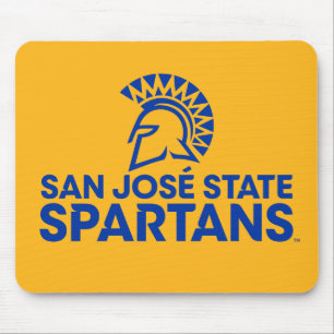 Tapis De Souris Logo Wordmark de Spartans d'état de San Jose