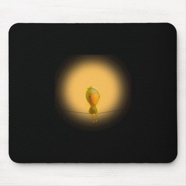 Tapis De Souris L'oiseau tôt Mousepad (Devant)