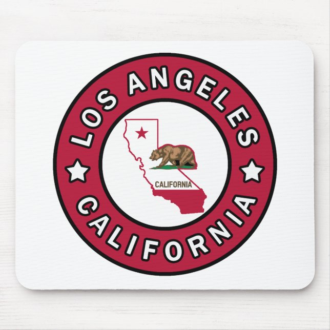 Tapis De Souris Los Angeles Californie (Devant)