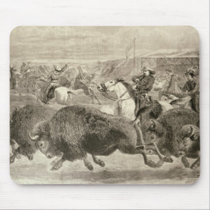 Tapis De Souris "L'ouest sauvage" au grand Américain