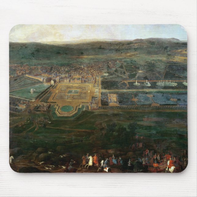 Tapis De Souris Louis XIV chassant près du château de (Devant)