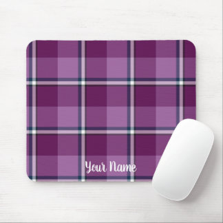 Tapis De Souris Loulou & Tendance Plaid rose Patiné Souris Personn