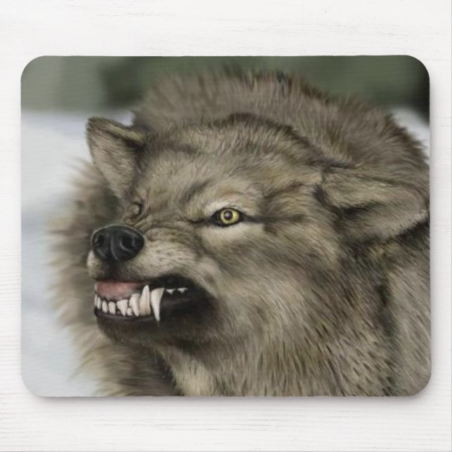 Tapis De Souris Loup (Devant)