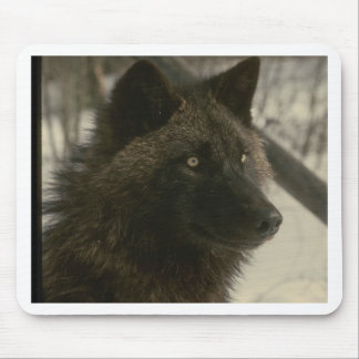 Tapis De Souris Loup noir