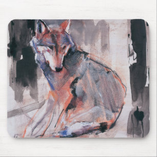 Tapis De Souris Loup se reposant 2000