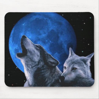 Tapis De Souris loups d'hurlement