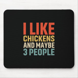 Tapis De Souris Louvain de poulet   J'Aime Les Poulets