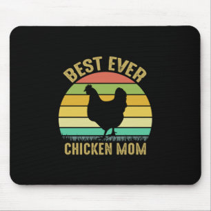 Tapis De Souris Louvain de poulet Meilleure mère du poulet