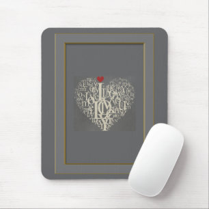 Tapis de souris Love