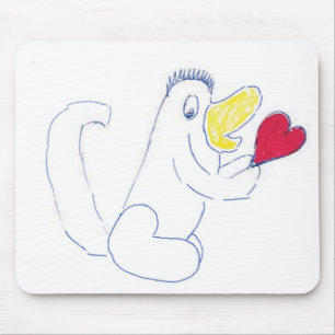 Tapis De Souris Love Bug Mousepad