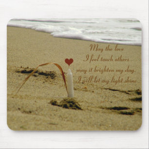 Tapis De Souris Love Candle_