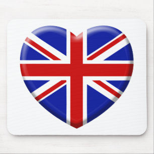 Tapis De Souris love drapeau Angleterre
